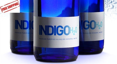 12 Premium bottles of refreshing IndigoH2O